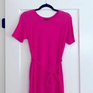 Saturday Sunday Dress from Anthropologie, size Medium, hot pink.